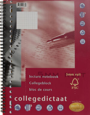COLLEGEDICTAAT MULTO 23R RUIT 5MM 80GR 80V