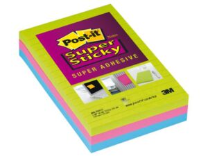 MEMOBLOK 3M POST-IT 660S 102X152MM SS LIJN NE ASS