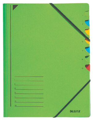 SORTEERMAP LEITZ 3907 7VAKS GROEN