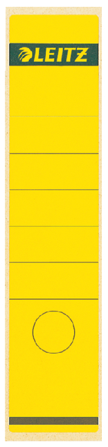 RUGETIKET LEITZ 1640 62X285MM GEEL