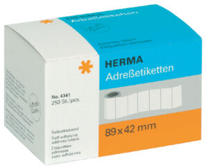 ETIKET HERMA ADRES 4341 89X42MM 250ST