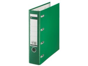 ORDNER LEITZ 1012 A4 80MM PP BANK 2MECH GROEN