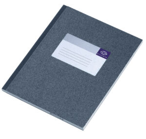 REGISTER BREEDKWARTO A1012-231 128BLAD GRIJS