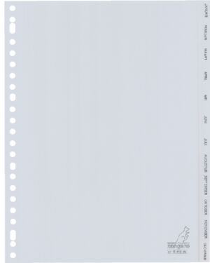 TABBLAD KANGARO G412JM A4 23R PP 12DLG JAN-DEC GR