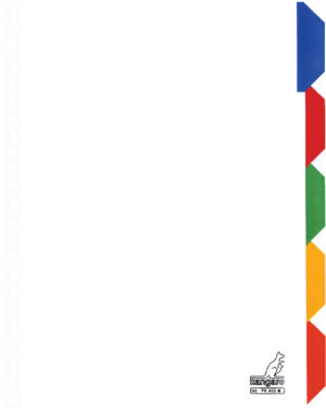 TABBLAD KANGARO PK405M A4 23R KARTON WIT