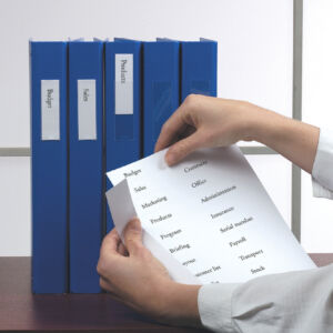 ETIKETHOUDER 3L 10305 19X75MM PP ZELFKL