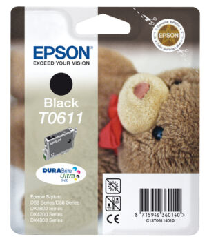 INKCARTRIDGE EPSON T061140 ZWART