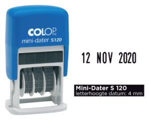 DATUMSTEMPEL COLOP S120 MINI-DATER 4MM