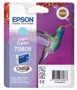 INKCARTRIDGE EPSON T080540 LICHT BLAUW