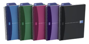 NOTITIEBOEK OXFORD URBAN DSP A5 RUIT 5MM 90V ASS