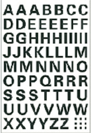 ETIKET HERMA 4158 LETTER 10MM TRANSPARANT