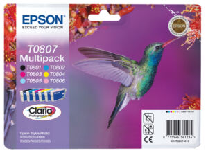 INKCARTRIDGE EPSON T080740 ZWART 5 KLEUREN