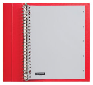 TABBLAD QUANTORE 23RINGS PP 1-5 GRIJS