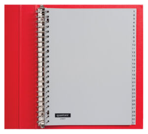 TABBLAD QUANTORE 23RINGS PP 1-31 GRIJS
