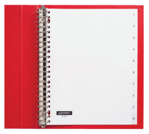 TABBLAD QUANTORE 23RINGS PP 1-10 WIT