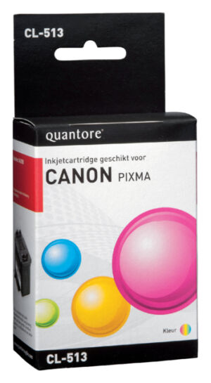 INKCARTRIDGE QUANTORE CAN CL-513 KLEUR