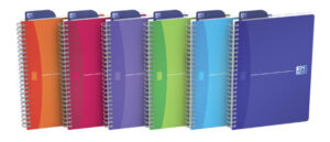 NOTITIEBOEK OXFORD MYCOLOURS DSP A5 LIJN 90V ASS