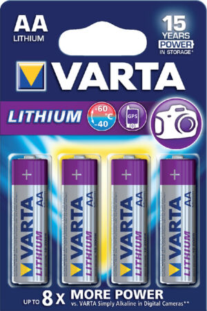 BATTERIJ VARTA AA PROFESSIONAL LITHIUM