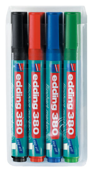 VILTSTIFT EDDING 380/4S FLIPOVER ROND 1.5-3MM ASS