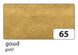 ZIJDEVLOEIPAPIER FOLIA 50X70CM 20G NR 65 GOUD