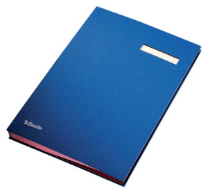 VLOEIBOEK ESSELTE 6210 KARTON 20TABS BLAUW