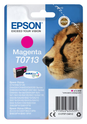 INKCARTRIDGE EPSON T0713 ROOD
