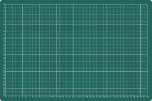 SNIJMAT 300X450MM A3 3-LAAGS GROEN