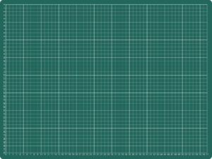 SNIJMAT 450X600MM A2 3-LAAGS GROEN