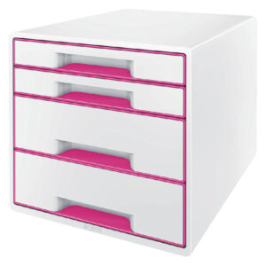 LADENBOX LEITZ WOW 4 LADEN WIT/ROZE