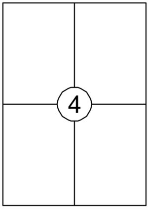 ETIKET QUANTORE 105X148MM 60ST