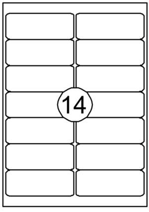 ETIKET QUANTORE 99.1X38.1MM 210ST