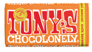 TONY'S CHOCOLONELY MELK KARAMEL ZEEZOUT 180GR