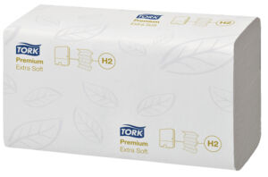 HANDDOEK TORK H2 600297 PREMIUM 2LAAGS 21X34CM
