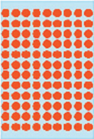 ETIKET HERMA 1842 ROND 8MM 540ST ROOD