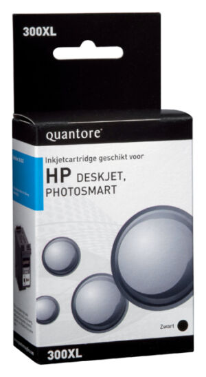 INKCARTRIDGE QUANTORE HP 300XL CC641EE HC ZWART