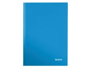 NOTITIEBOEK LEITZ WOW A4 LIJN 80V BLAUW