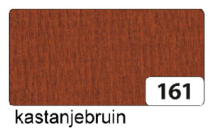 CREPEPAPIER FOLIA 250X50CM NR161 KASTANJEBRUIN