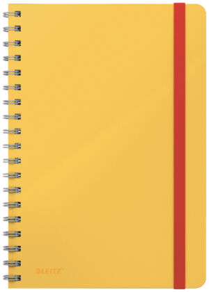 NOTITIEBOEK LEITZ COSY B5 GELIJND SPIRAAL GEEL