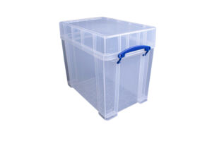 OPBERGBOX RUB 19 LTR 395X255X330MM TRANSP WIT