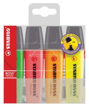 MARKEERSTIFT STABILO BOSS 70/4 ASS
