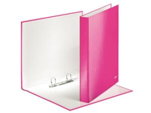 RINGBAND LEITZ WOW 4241 2RINGS A4 25MM ROZE