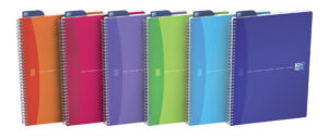 NOTITIEBOEK OXFORD MYCOLOURS DSP A4 LIJN 90V ASS