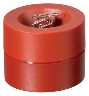 PAPERCLIPHOUDER MAUL 30123 MAGNETISCH 6CM ROOD