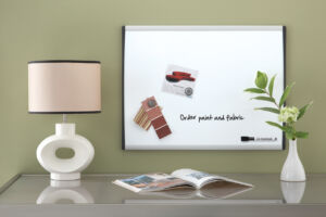 WHITEBOARD NOBO 58.5X43CM GEWELFD