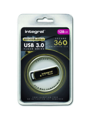 USB-STICK INTEGRAL 3.0 SECURE 360 128GB ZWART