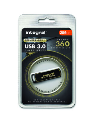 USB-STICK INTEGRAL 3.0 SECURE 360 256GB ZWART