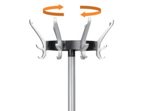 KAPSTOK UNILUX CYPRES METALLIC GRIJS