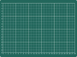 SNIJMAT 220X300MM A4 3-LAAGS GROEN