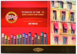 PASTELKRIJT KOH-I-NOOR TOISON 8515 ROND 36 ASSORTI