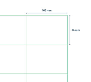 ETIKET QBASIC A4 1.000 VEL 105X74MM 8000 LABELS
